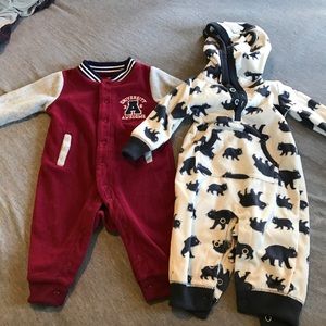 Carters warm body suit set